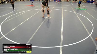 60 lbs Round 1 - Ruby Wegleitner, Blaine vs Hadley Tisdel, New Prague