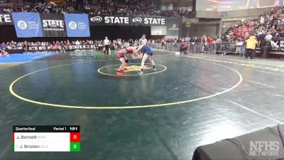 3A 126 lbs Quarterfinal - Justin Broxton, Kelso vs Jayson Bonnett, Mt. Spokane