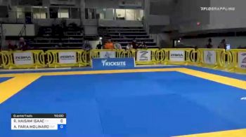 RIDA HAISAM ISAAC vs ALEXANDRE FARIA MOLINARO 2020 American National IBJJF Jiu-Jitsu Championship