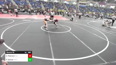 100 lbs Round Of 16 - Gunner Pearson, Fruita Middle School vs Parker Spitzer, Montezuma-Cortez Middle School