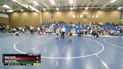 125 lbs Cons. Round 3 - Dale Dunn, AVIATOR WRESTLING CLUB vs Briggs King, West Jordan Jaguars