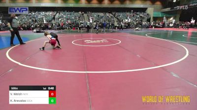 58 lbs Quarterfinal - Vincent Welsh, Patriot Mat Club vs Kayden Arevalos, Socal Grappling Club