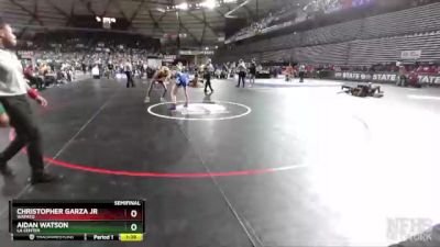 1A 126 lbs Semifinal - Aidan Watson, La Center vs Christopher Garza Jr, Wapato