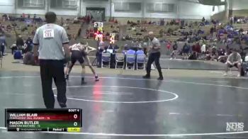 126 lbs Placement (4 Team) - William Blair, Montgomery Bell Academy vs Mason Butler, Christian Brothers