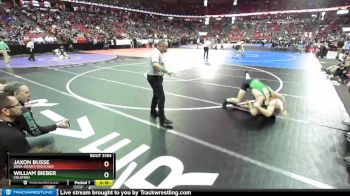 D3-152 lbs Cons. Semi - Jaxon Busse, Iowa-Grant/Highland vs William Bieber, Coleman