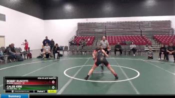 90 lbs Placement Matches (8 Team) - Caleb Kirk, M2 RED (PA) vs Bobby Ruscitti, Illinois Menace
