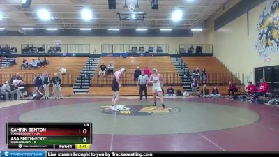 175 lbs Semis & 3rd Wb (16 Team) - Camrin Benton, Toombs County vs Asa Smith-Foot, Union County