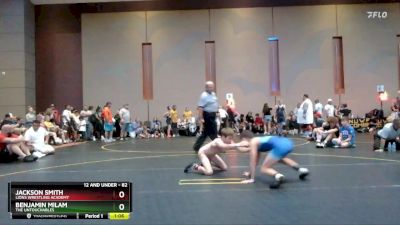 82 lbs Round 1 - Benjamin Milam, The Untouchables vs Jackson Smith, Lions Wrestling Academy