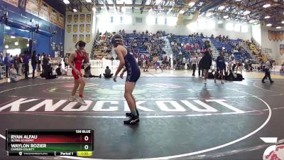 138 Blue Round 5 - Waylon Rozier, Camden County vs Ryan Alfau, Glynn Academy