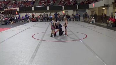 37 lbs Quarterfinal - Brody Selle, Project Wrestling vs Tysen Bennett, Butte Wrestling Club