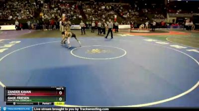 Quarterfinal - Gage Friesen, High Plains Community vs Zander Kavan, Aquinas Catholic