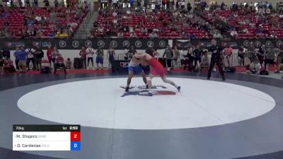 70 kg Semis - Meyer Shapiro, Spartan Combat RTC vs Daniel Cardenas, Colorado