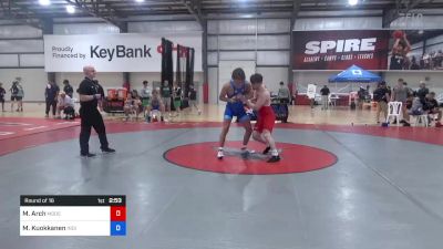 77 kg Round Of 16 - Mitchell Arch, Modern Day Gladiators Wrestling Club vs Magnus Kuokkanen, Indiana RTC