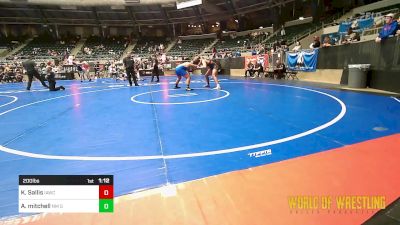 200 lbs Final - Kyler Sallis, IAWC vs AKEEM Mitchell, NM Gold