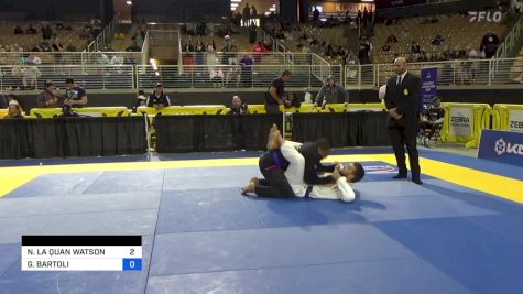 NICHOLAS LA QUAN WATSON vs GIOVANNI BARTOLI 2024 Pan Jiu Jitsu IBJJF Championship