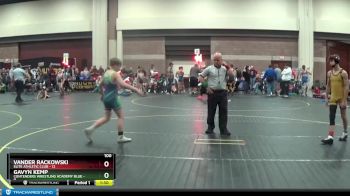 100 lbs Round 5 (6 Team) - Vander Rackowski, Elite Athletic Club vs Gavyn Kemp, Contenders Wrestling Academy Blue