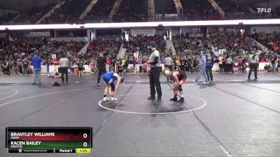 84 lbs Champ. Round 1 - Brantley Williams, Maize vs Kacen Bailey, Norton