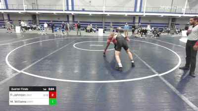 149 lbs Quarterfinal - Paniro Johnson, Unattached vs Matt Williams, Army-West Point