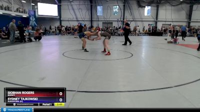 136 lbs Quarterfinal - Siobhan Rogers, Quincy vs Sydney Tajkowski, Augustana (IL)