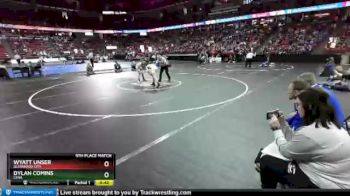 D3-106 lbs 5th Place Match - Dylan Comins, Lena vs Wyatt Unser, Glenwood City