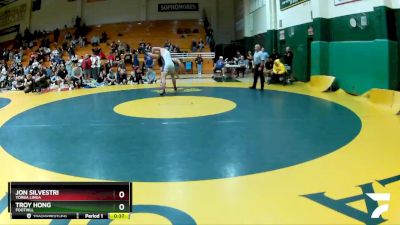 220 lbs 3rd Place Match - Jon Silvestri, Yorba Linda vs Troy Hong, Foothill