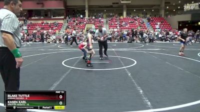 72 lbs Finals (2 Team) - Kasen Karl, Greater Heights vs Blake Tuttle, Kansas Mayhem