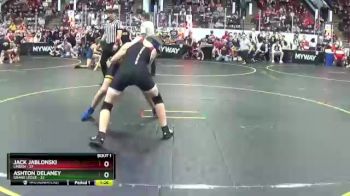 129 lbs Quarterfinals (8 Team) - Jack Jablonski, Linden vs Ashton Delaney, Grand Ledge