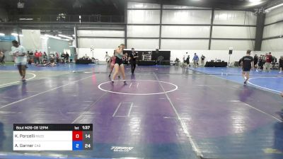 55 kg 7th Place - Katie Porcelli, Razor GWC Blue vs Alanna Garner, Charlie's Angels-Black