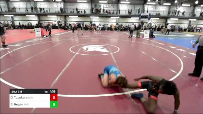 106A lbs Quarterfinal - Oumar Tounkara, Beat The Streets Nyc vs Shamus Regan, Wyoming Seminary