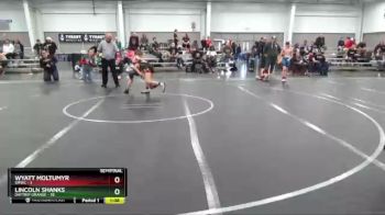 64 lbs Semis (4 Team) - Wyatt Moltumyr, SMWC vs Lincoln Shanks, Daytrip Orange