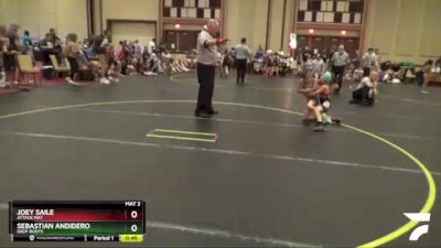 65 lbs Semifinal - Joey Saile, Attack Mat vs Sebastian Andidero, Deep Roots