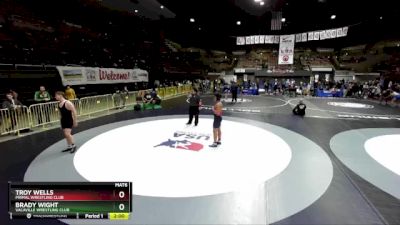 190 lbs Semifinal - Brady Wight, Vacaville Wrestling Club vs Troy Wells, Primal Wrestling Club