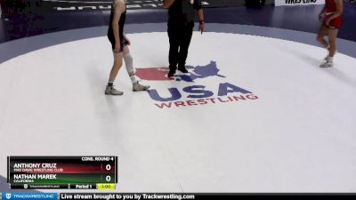 126 lbs Cons. Round 4 - Nathan Marek, California vs Anthony Cruz, Mad Dawg Wrestling Club