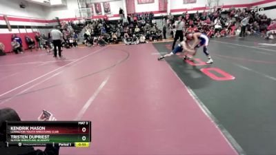 75-80 lbs Semifinal - Tristen Dupriest, SlyFox Wrestling Academy vs Kendrik Mason, Lexington Youth Wrestling Club