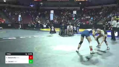 116 lbs Consolation - Taira Sakamoto, Santa Monica vs Leilani Lazaro, Northview