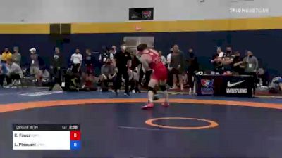 65 kg Consi Of 16 #1 - Sean Fausz, Central Coast Regional Training Center vs La'Stot Pleasant, Spartan Mat Club