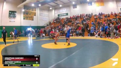 120 lbs Cons. Round 4 - Jonathan Sanchez, El Modena vs Anthony Garcia, North Torrance