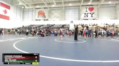 120 lbs Champ. Round 1 - Ben Frazier, Journeymen Wrestling Club vs Connor Vivacqua, New Hartford / Sauquoit Youth Wrestling