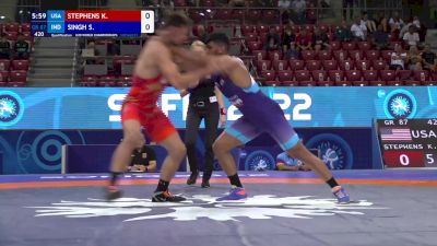 87 kg Qualif. - Kodiak Stephens, United States vs Surjeet Singh, India