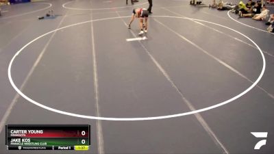 126 lbs Quarterfinal - Jake Kos, Pinnacle Wrestling Club vs Carter Young, Minnesota