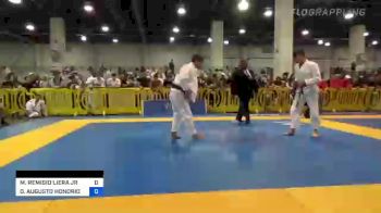 MICHAEL REMIGIO LIERA JR vs OSVALDO AUGUSTO HONORIO 2022 American National IBJJF Jiu-Jitsu Championship