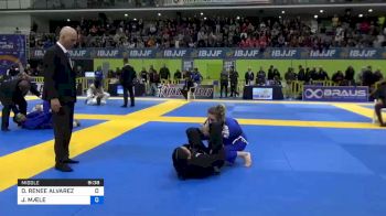 DANIELLE RENEE ALVAREZ vs JULIA MÆLE 2020 European Jiu-Jitsu IBJJF Championship