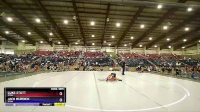 120 lbs Cons. Semi - Luke Stott, Utah vs Jack Burdick, Utah