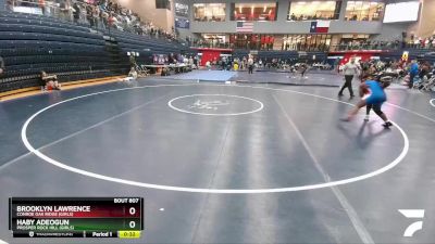 165 lbs Cons. Semi - Haby Adeogun, Prosper Rock Hill (Girls) vs Brooklyn Lawrence, Conroe Oak Ridge (Girls)