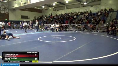 160 lbs Quarterfinal - Javier Montes, Eleanor Roosevelt vs Ricardo Leal, Santa Fe