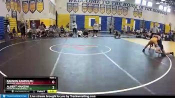 170 lbs Round 2 (8 Team) - Ranson Randolph, Westside Wrestling Club vs Albert Manzini, Maximum Performance