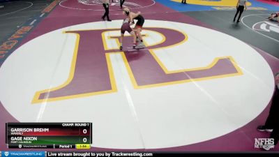 Champ. Round 1 - Gage Nixon, Fort Calhoun vs Garrison Brehm, Waverly