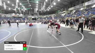 125 lbs Consi Of 16 #2 - Elijah Salazar, Ortega Middle School vs Giovonni Rodriguez-Tucker, Walt Clark