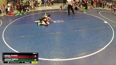 75 lbs Semifinal - Vayda Chavez, Gold Rush vs Aniyah Garcia, Montrose Elite