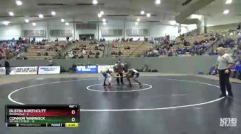 126 lbs 2nd Wrestleback (8 Team) - Dustin Northcutt, Nolensville vs Connor Warnock, Wilson Central